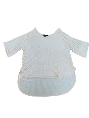 Yana K Light Pink Women’s Scoop-Hem Top L Like-New